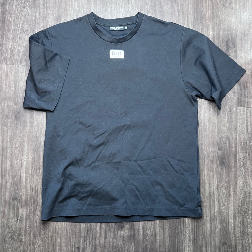 Dolce & Gabbana Black Short Sleeve Tee